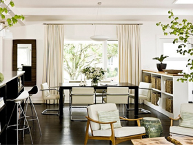 直线条造型的客厅家具