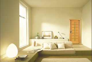 舒适暖色调客厅沙发图片
