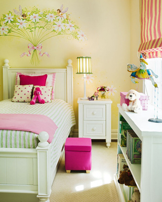欧式风格可爱儿童房床图片