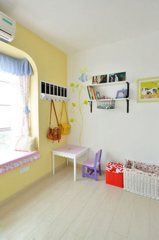 地中海风格可爱儿童房家具效果图