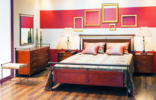 美式风格温馨卧室装修图片