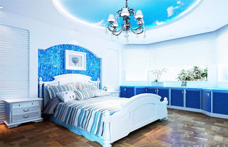 地中海风格梦幻卧室设计图