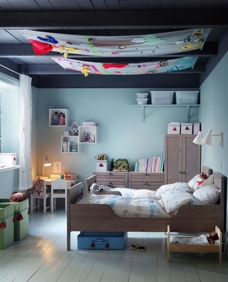 可爱儿童房儿童床效果图