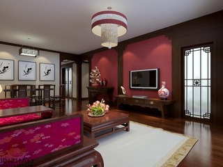 中式风格客厅茶几图片