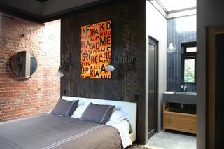 美式风格温馨卧室背景墙设计