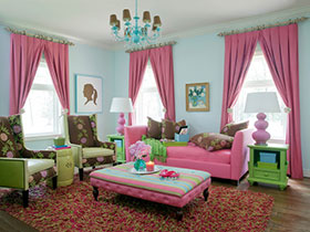 时尚清新客厅 21张彩色茶几效果图