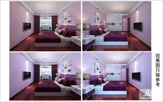 温暖的粉红，中式卧室装修图片
