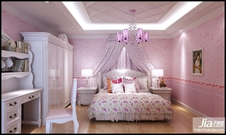温馨粉色舒适小卧室装修效果图