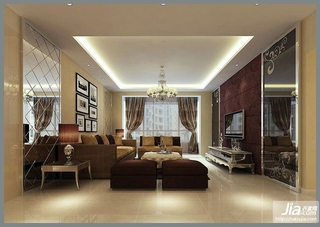 中海国际三居室120平米装修图片