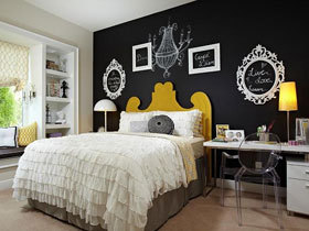 提高睡眠质量 16款卧室手绘墙设计