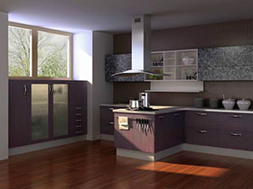 简洁橱柜设计 18款欧式厨房效果图