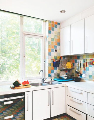 简约风格简洁厨房瓷砖图片