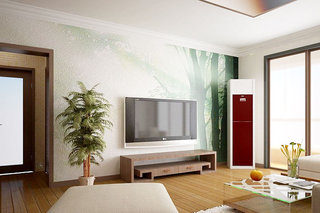 中式风格大气电视背景墙装修图片