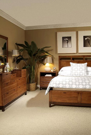 美式乡村风格古典床头柜图片