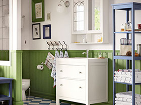 17张带柜子洗手台设计图 干净整洁