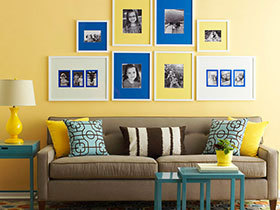 17张沙发背景墙图片 看不一样的照片墙