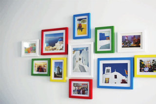 地中海风格简洁照片墙效果图
