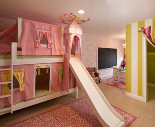 美式风格另类儿童房儿童床效果图