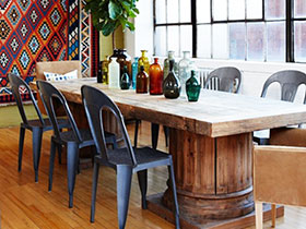 20款原木色地板图 布置温馨餐厅
