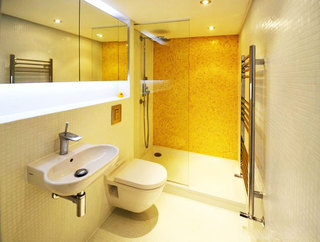 黄色卫浴间瓷砖瓷砖效果图