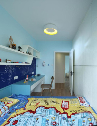 北欧风格三居室小清新5-10万80平米儿童房装修图片