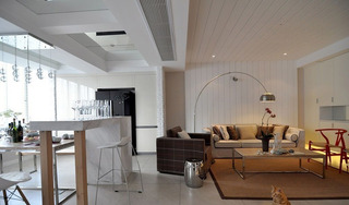 北欧风格二居室简洁10-15万130平米装修效果图