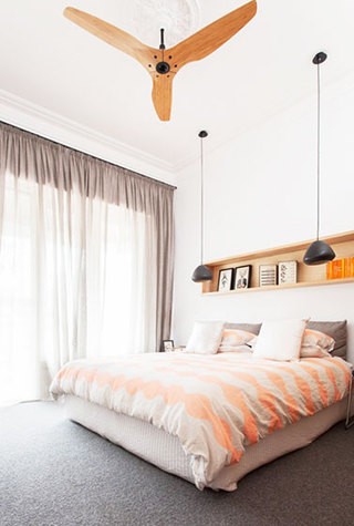 橙色卧室装修图片