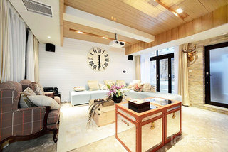 木质小客厅装修效果图
