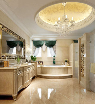 美式浴室柜设计图