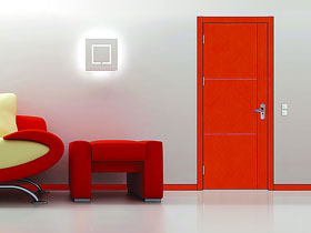 时尚现代范 13款红色木门效果图