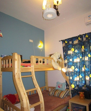 小清新儿童房儿童床设计