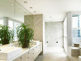 10张狭长浴室柜设计图 帮你打造干净浴室
