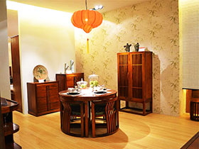 13张新中式餐桌效果图 古典大气