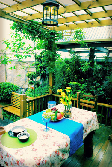 花园,屋顶花园,舒适