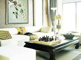 中式客厅窗帘盒 20图秀大气典雅