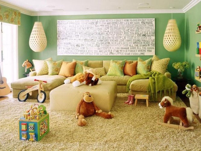 妙趣成长 11款儿童房地毯布置图