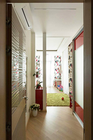 现代简约风格三居室温馨140平米以上效果图
