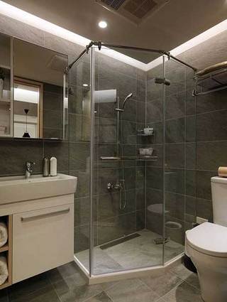 清新淋浴房设计图片