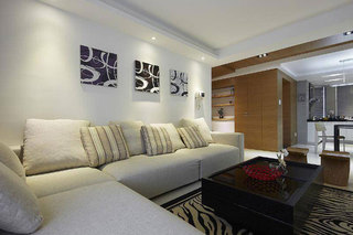 现代沙发背景墙设计图片