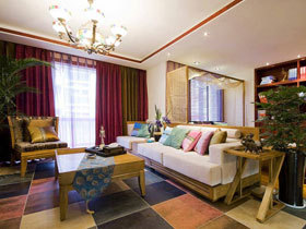 浪漫东南亚风情 低调的三居室装修