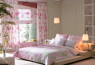 可爱淡粉色卧室