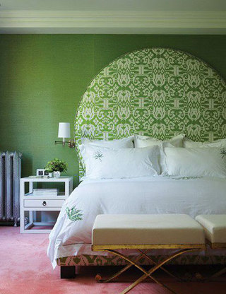 绿色愉悦心情治愈系卧室
