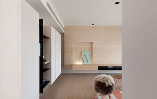 现代简约风格三居室简洁120平米效果图