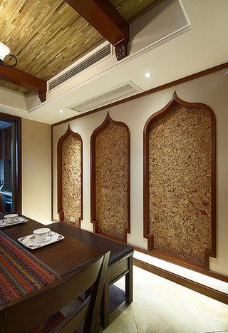 东南亚风格公寓120平米设计图纸