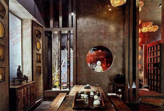 大气中式古韵茶室设计