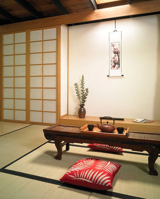 雅致日式风格茶室设计