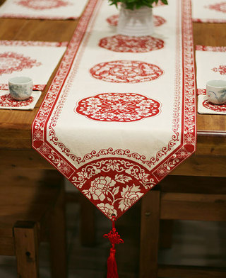 素雅中国风餐桌桌旗
