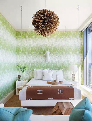 小清新绿色卧室设计