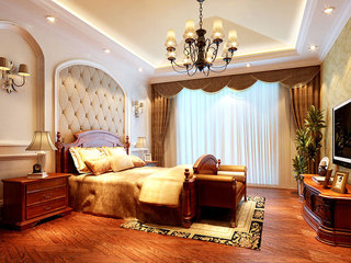 尊贵大气美式风格卧室设计