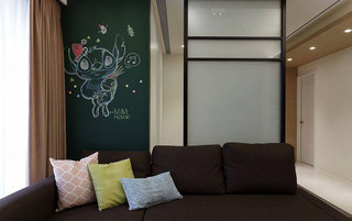 混搭风格三居室舒适100平米设计图纸